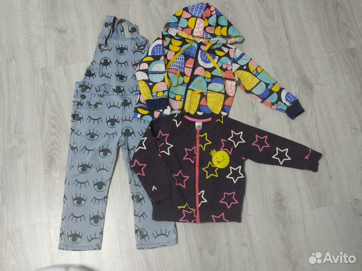 Джинсовый комбинезон для девочки