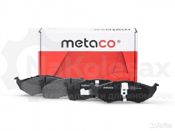 Колодки тормозные передние к-кт Metaco 3000-092