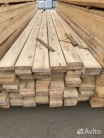 Доска обрезная 50х200х6000