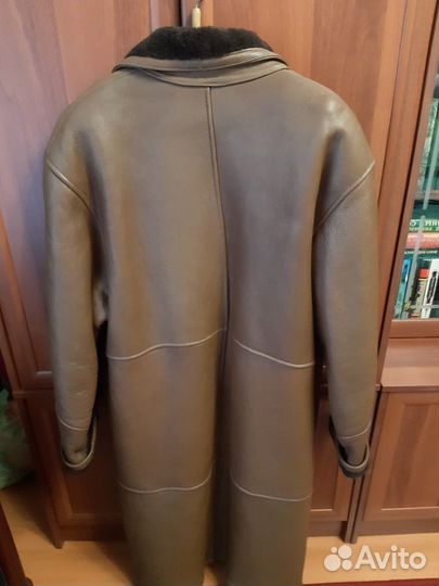 Кожаная дубленка мужская