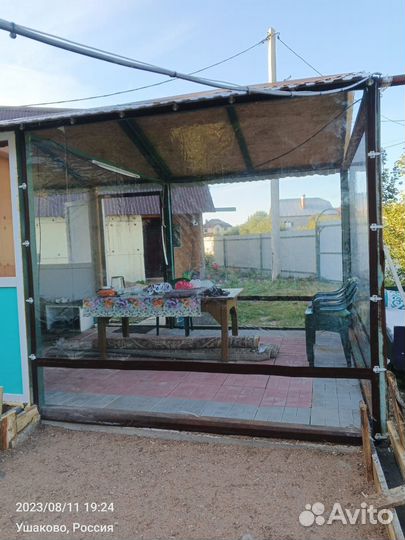 Мягкие окна для беседок террас и веранд