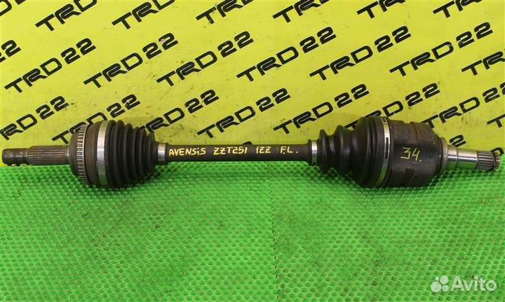 Привод передний левый Toyota Avensis ZZT251 1ZZ-FE
