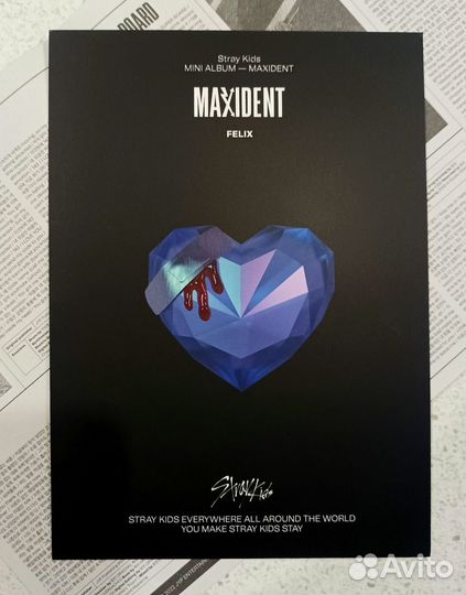 Открытка, постер Stray kids Феликс