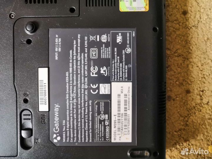 Ноутбук Gateway