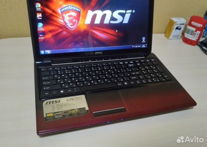 Надежный ноутбук MSI CR650 в отличном состоянии