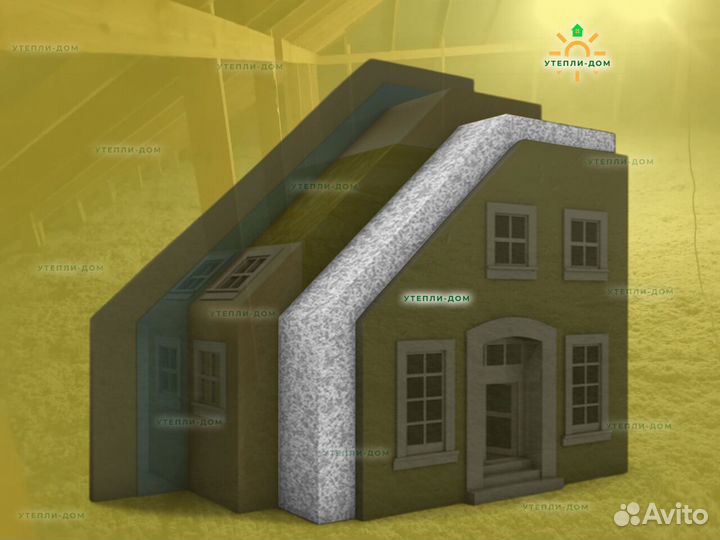 Утепление стен внутри эковатой: эковата не горит