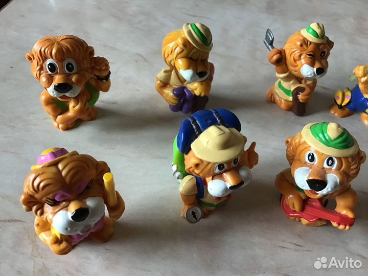 Игрушки kinder сюрприз серия львята