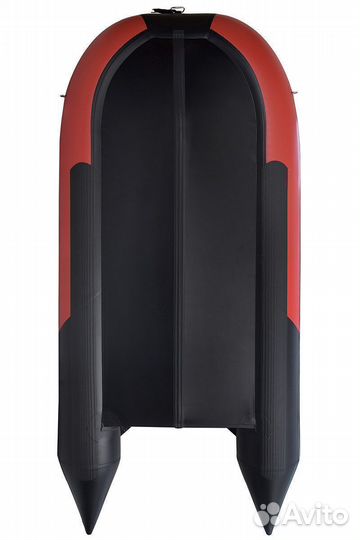 Надувная лодка gladiator C400AL черный/красный