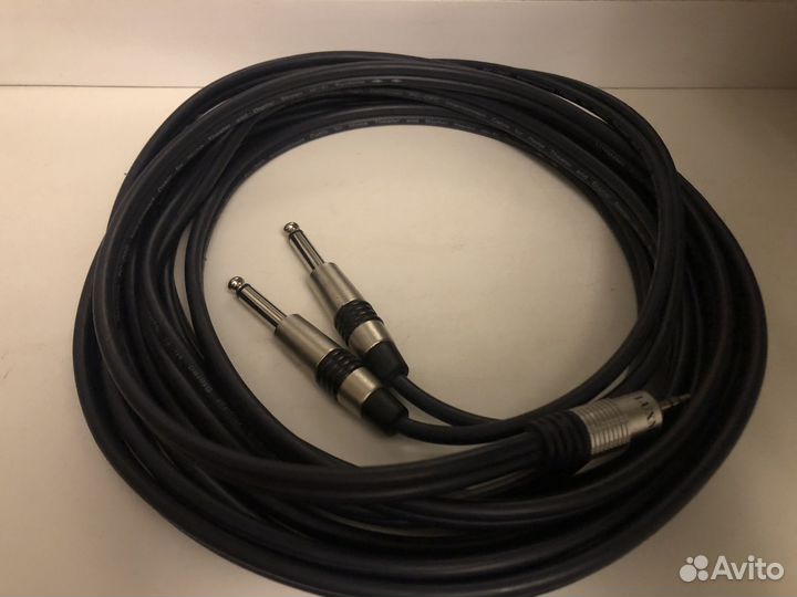 Кабель jack 3.5 - RCA, 5м