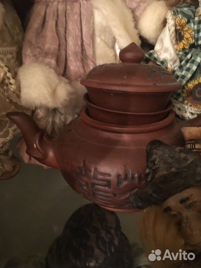 Заварочный чайник с пиалами