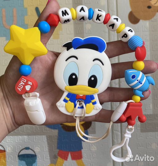 Держатель для пустышки, грызунки