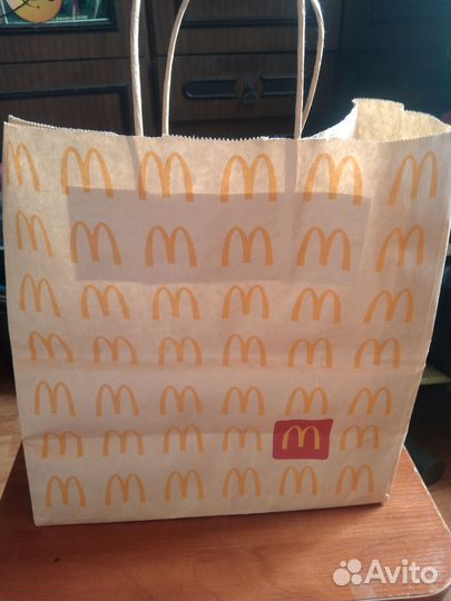 Пакет Макдональдс. Макдоставка Новый