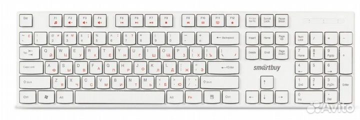 Клавиатура multimedia-smartbuy - USB, белый