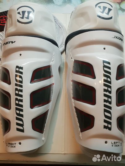 Щитки хоккейные warrior(размер 8)