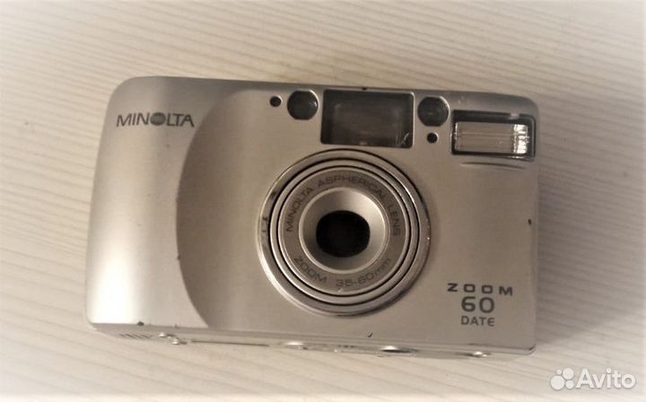 Пленочный фотоаппарат minolta zoom 60 date