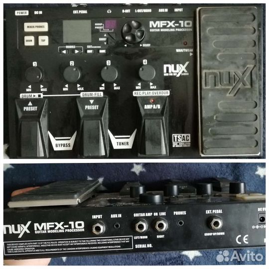 Мультиэффектный процессор NUX MFX-10
