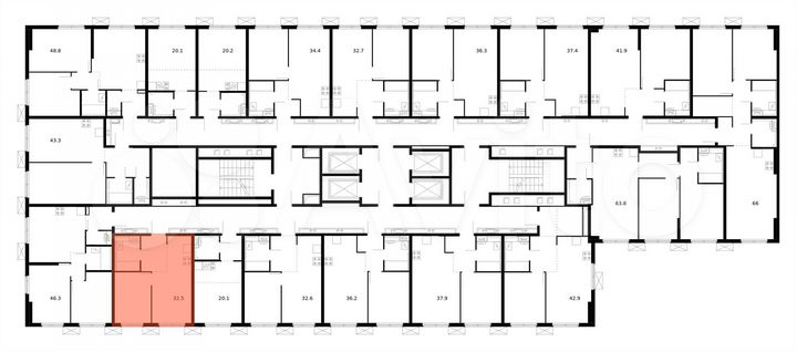 1-к. квартира, 32,5 м², 11/33 эт.