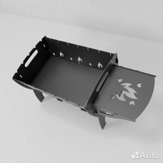 Мангал складной многоразовый