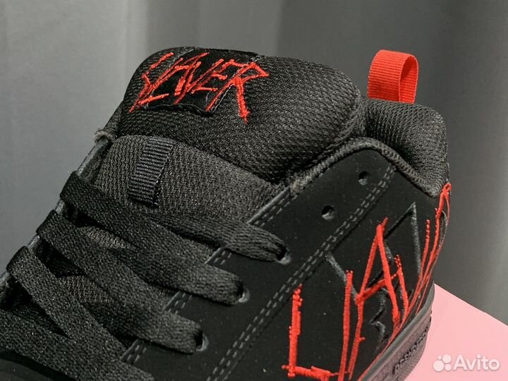 Slayer x DC Shoes. Женские кроссовки дутыши