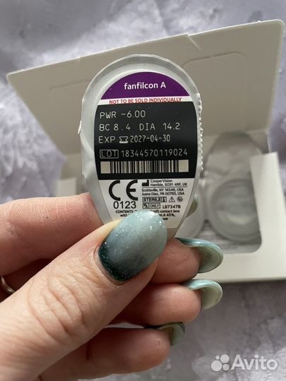 Линзы контактные