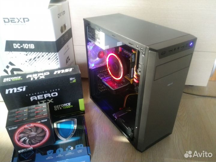 Игровой пк 24 ядра, 32Gb, SSD, GTX1050Ti 4Gb