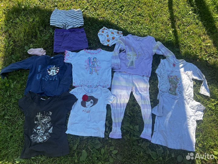 Вещи пакетом для девочки 92-122