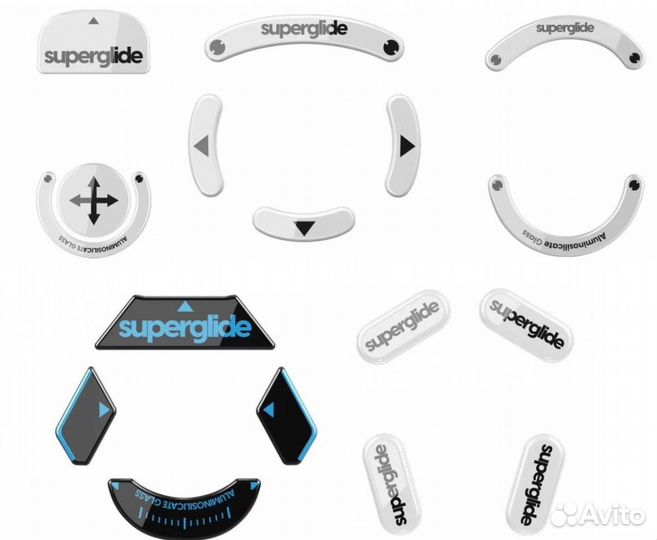 Стеклянные глайды Superglide для Logitech