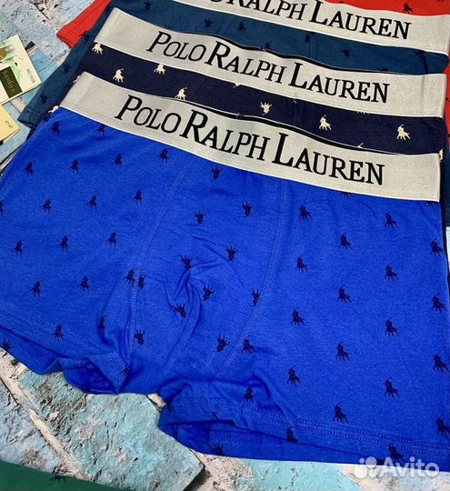 Трусы мужские боксеры Polo ralph lauren +5 носок