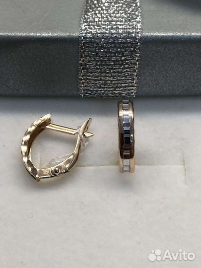 Серьги золотые