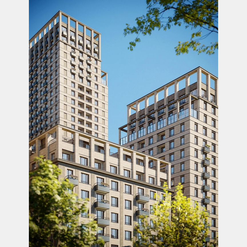 2-к. квартира, 74,2 м², 23/24 эт.