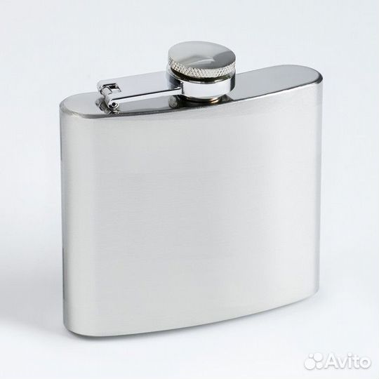 Фляжка, 150 мл, 5 oz, под нанесение, 9.5 х 9.5 см