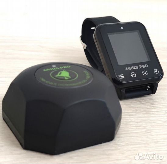 Кнопка вызова модель Бургер и пейджер на руку