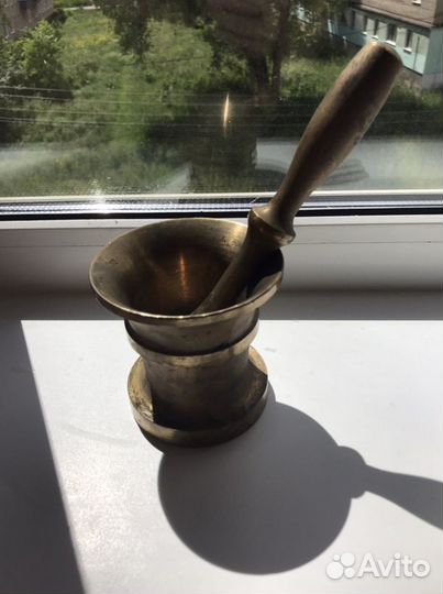 Латунная ступка
