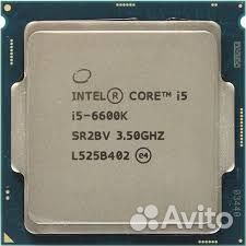 Мат. плата asus h110m-r с процом core i5 6600k