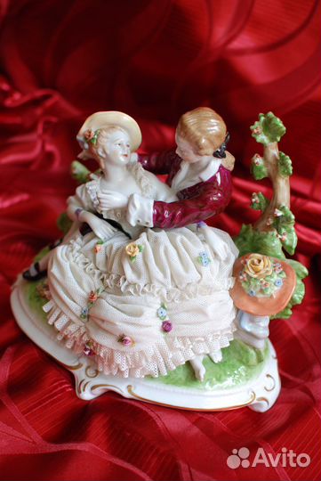 Фарфоровая статуэтка Влюбленные, Германия