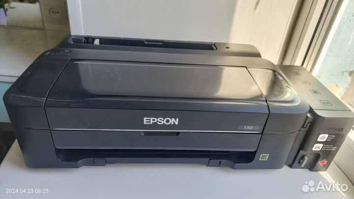 Epson l312 с снпч печать без полей (1.8к)