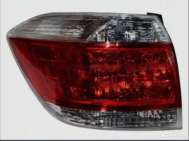 Фонарь задний toyota highlander