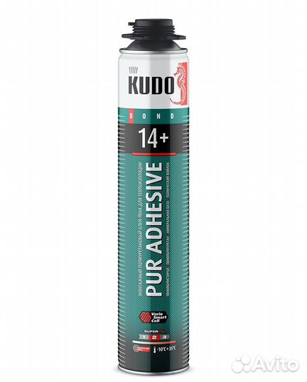 Клей-пена монтажный PUR adhesive proff 14+ 750мл