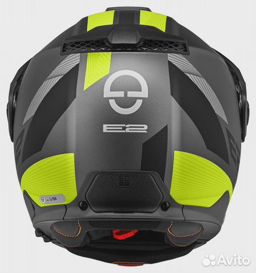 Schuberth E2 defender yellow