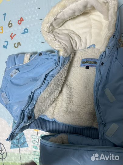 Конверт-комбинизон зимний для мальчика