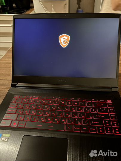 Игровой ноутбук Msi i7-11800, RTX 3050