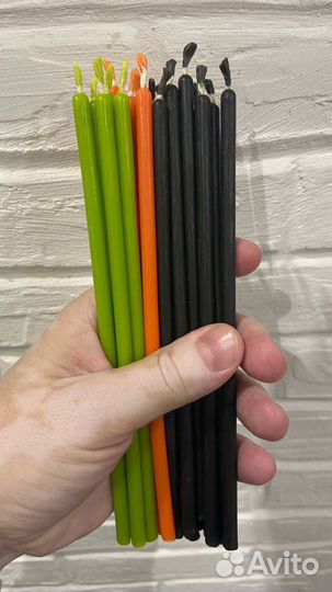 Часовые свечи, церковные свечи