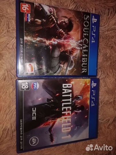 Диски на приставку ps4