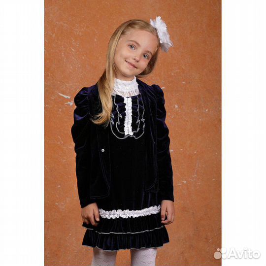 Школьное платье сарафан + жакет + блузки