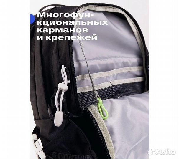 Рюкзак походный RoadLike Outdoor 25л, черный