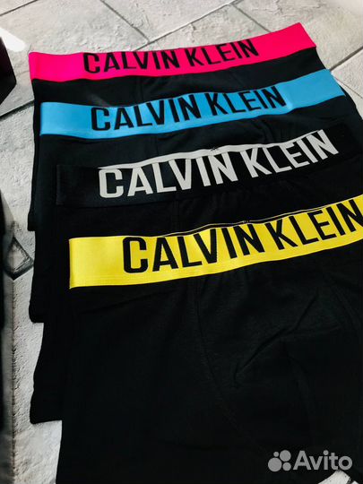 Трусы мужские боксеры calvin klein хлопок арт.594