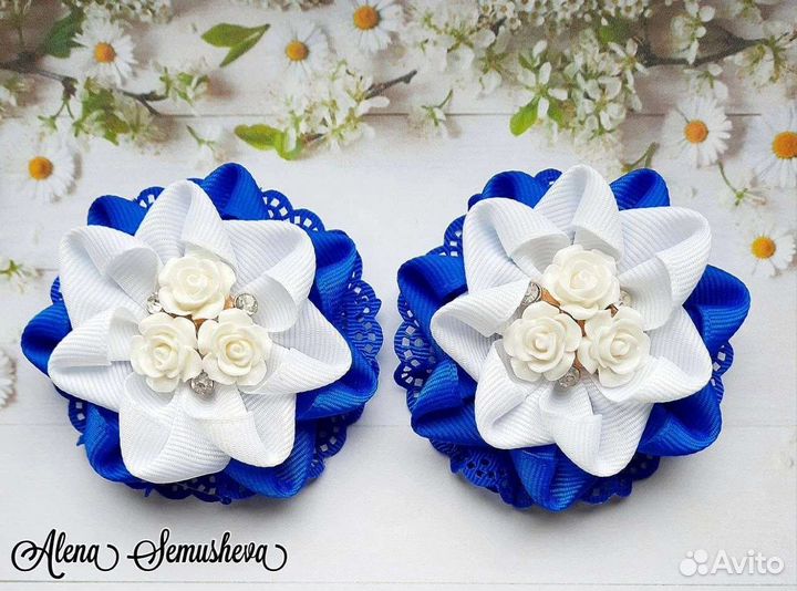 Резинки для волос ручной работы