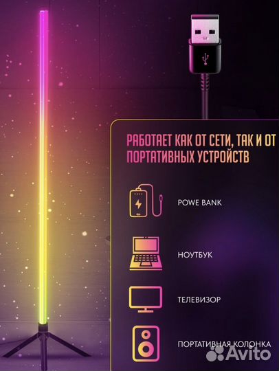 Новый RGB светодиодный светильник/лампа