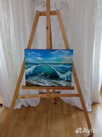 Картина маслом на холсте море. Морской пейзаж