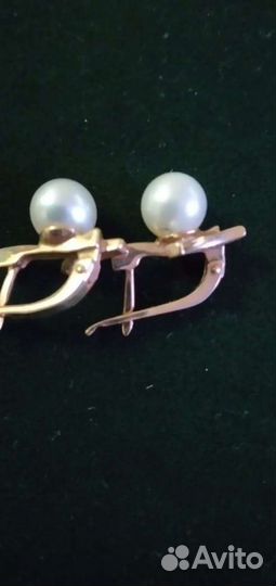 Золотые серьги